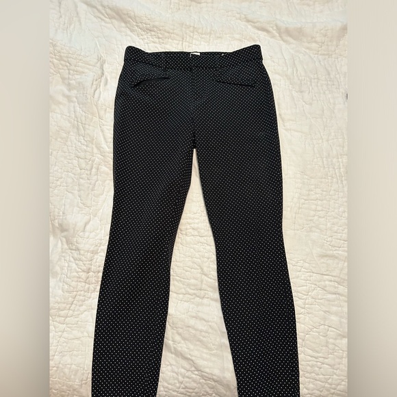 Gap | Black with White Dots | Signature Skinny Ankle Pant - Picture 4 of 7